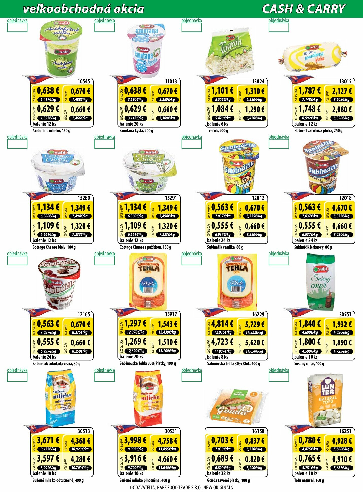 milk-agro - Leták Milk Agro - Cash & Carry platný od 27.08. do 09.09. - page: 2