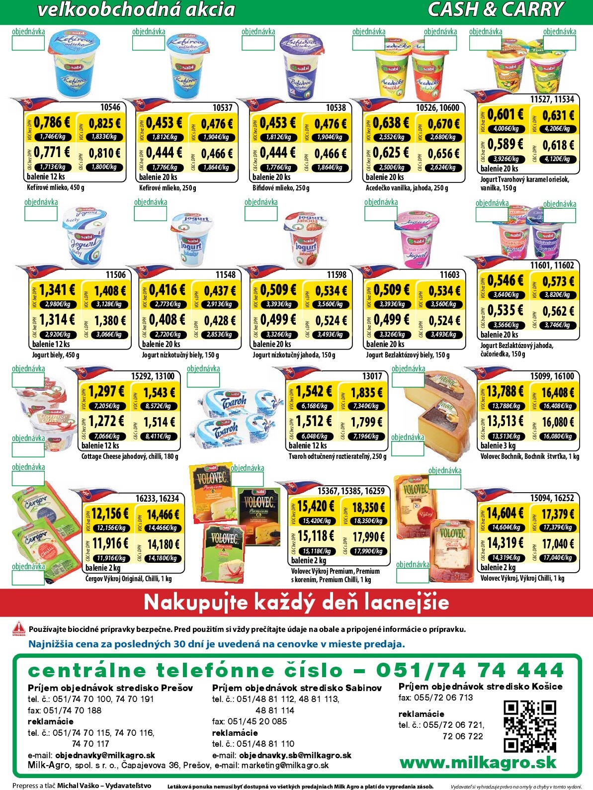 milk-agro - Leták Milk Agro - Cash & Carry platný od 24.09. do 30.09. - page: 8