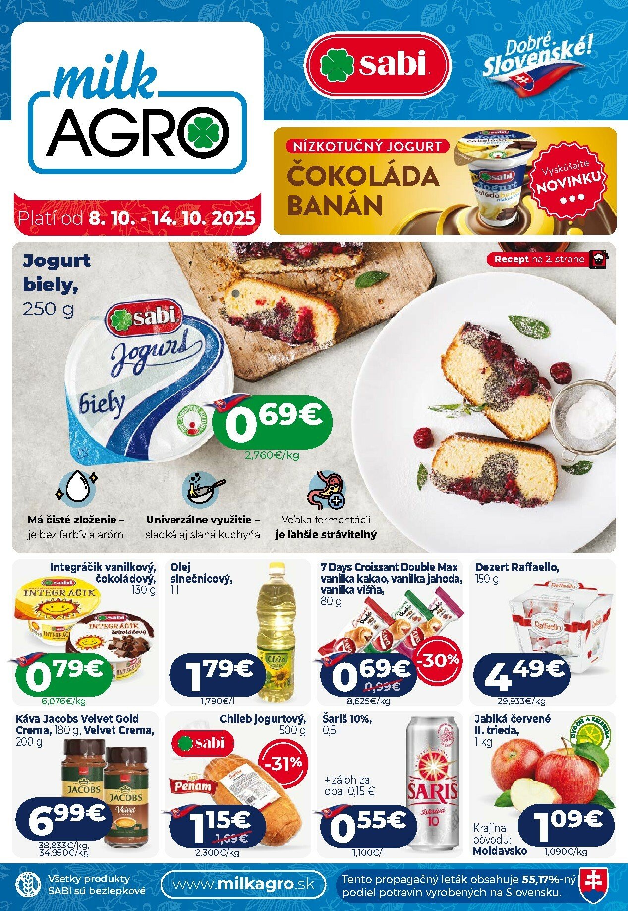 milk-agro - Leták Milk Agro platný od 08.10. do 14.10. - page: 1
