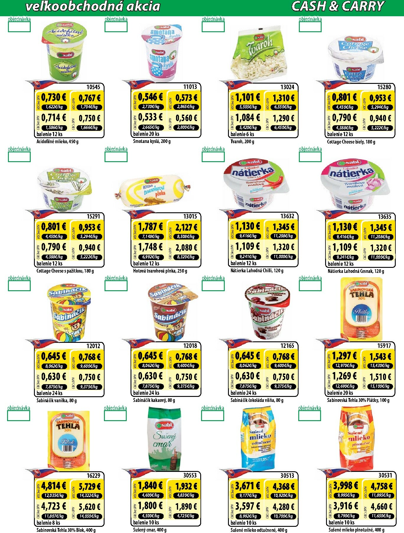 milk-agro - Leták Milk Agro - Cash & Carry platný od 15.10. do 28.10. - page: 2