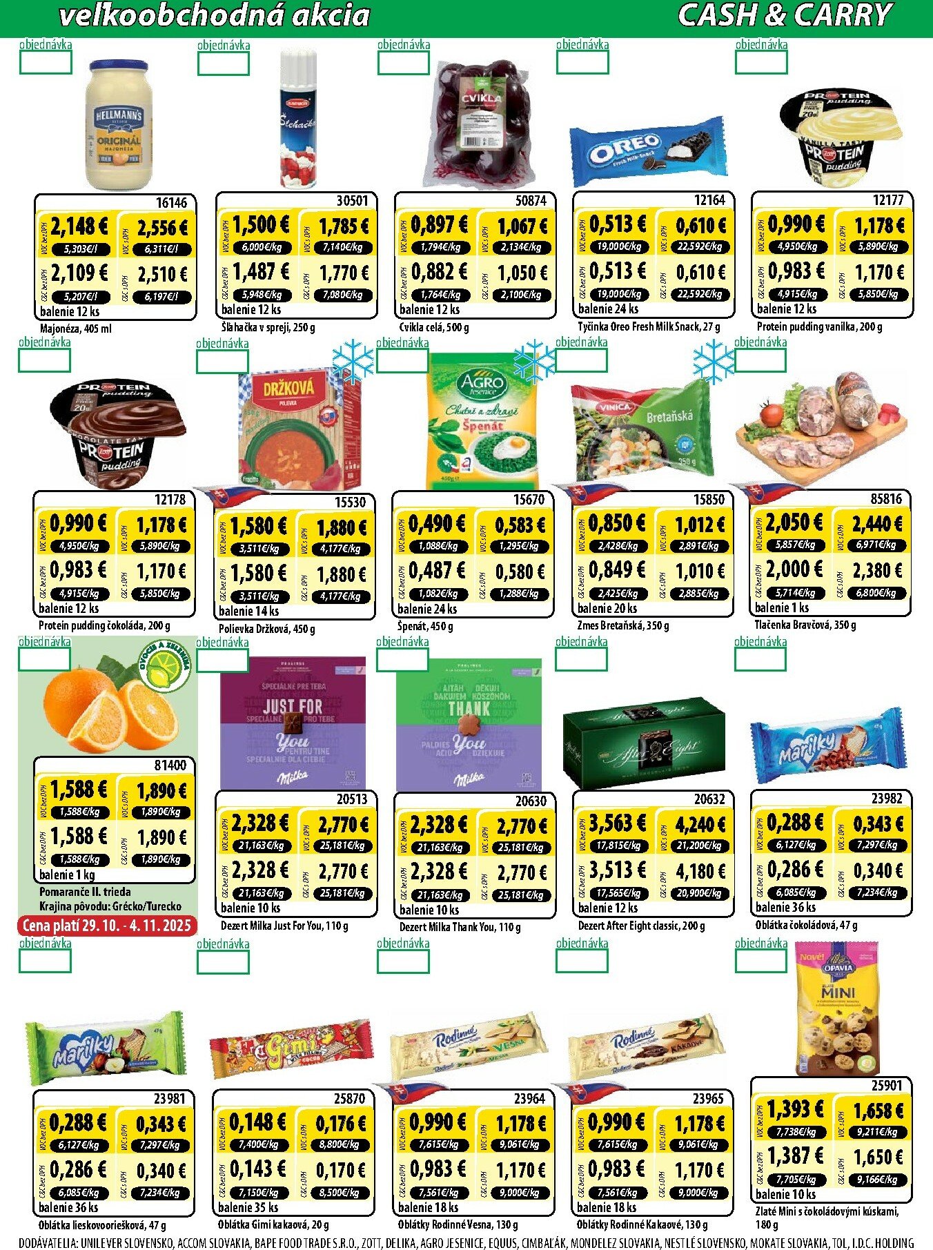 milk-agro - Leták Milk Agro - Cash & Carry platný od 29.10. do 11.11. - page: 3