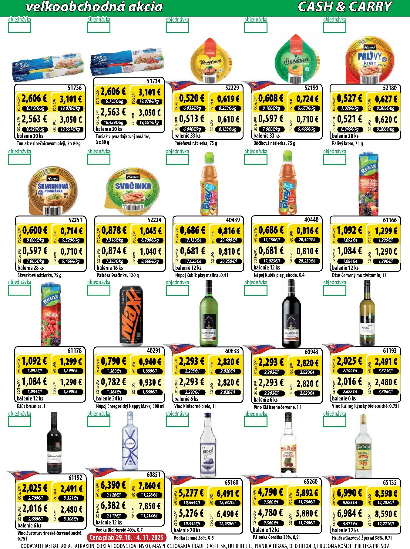 milk-agro - Leták Milk Agro - Cash & Carry platný od 29.10. do 11.11. - page: 6