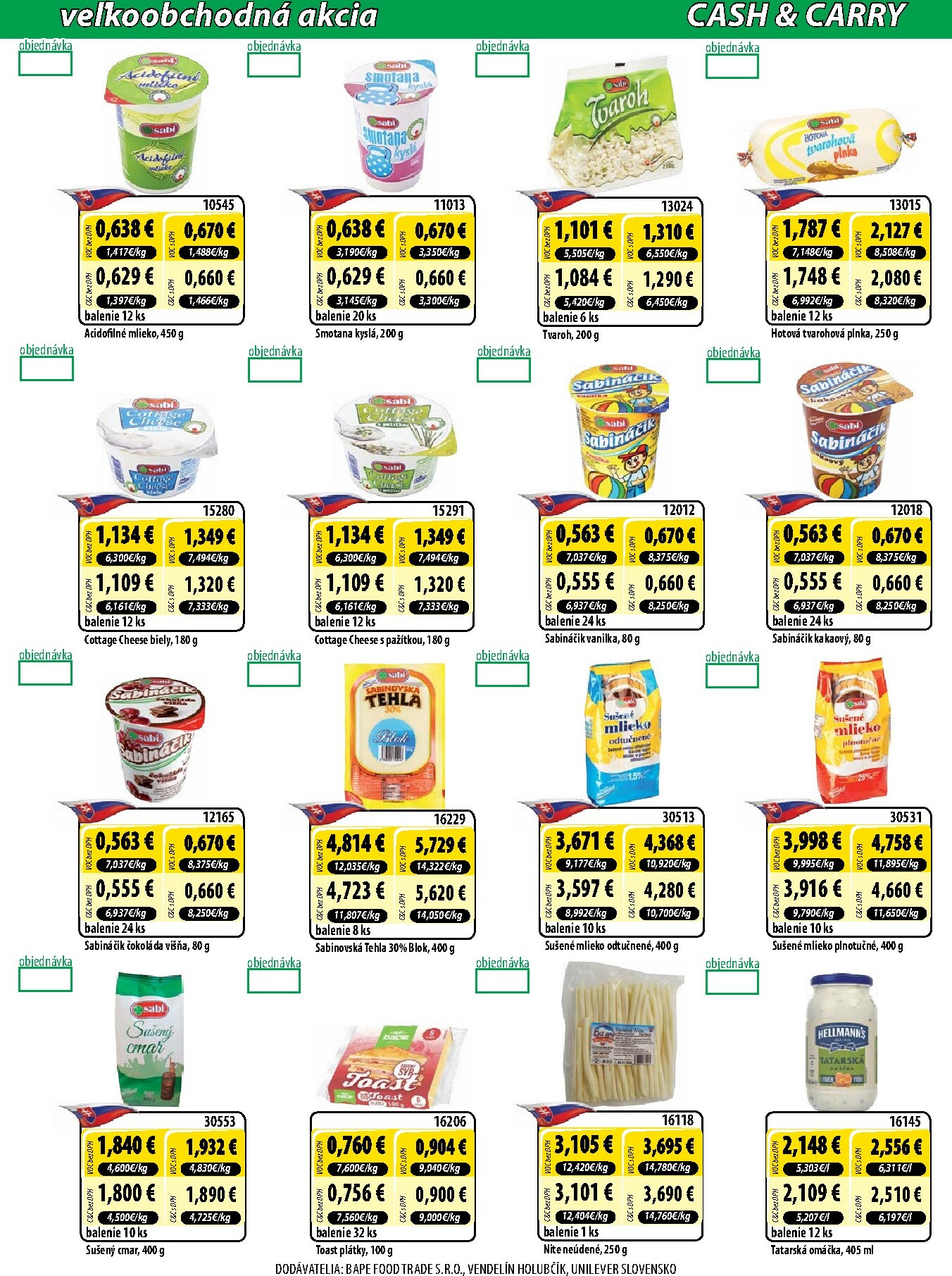 milk-agro - Leták Milk Agro - Cash & Carry platný od 29.10. do 11.11. - page: 2