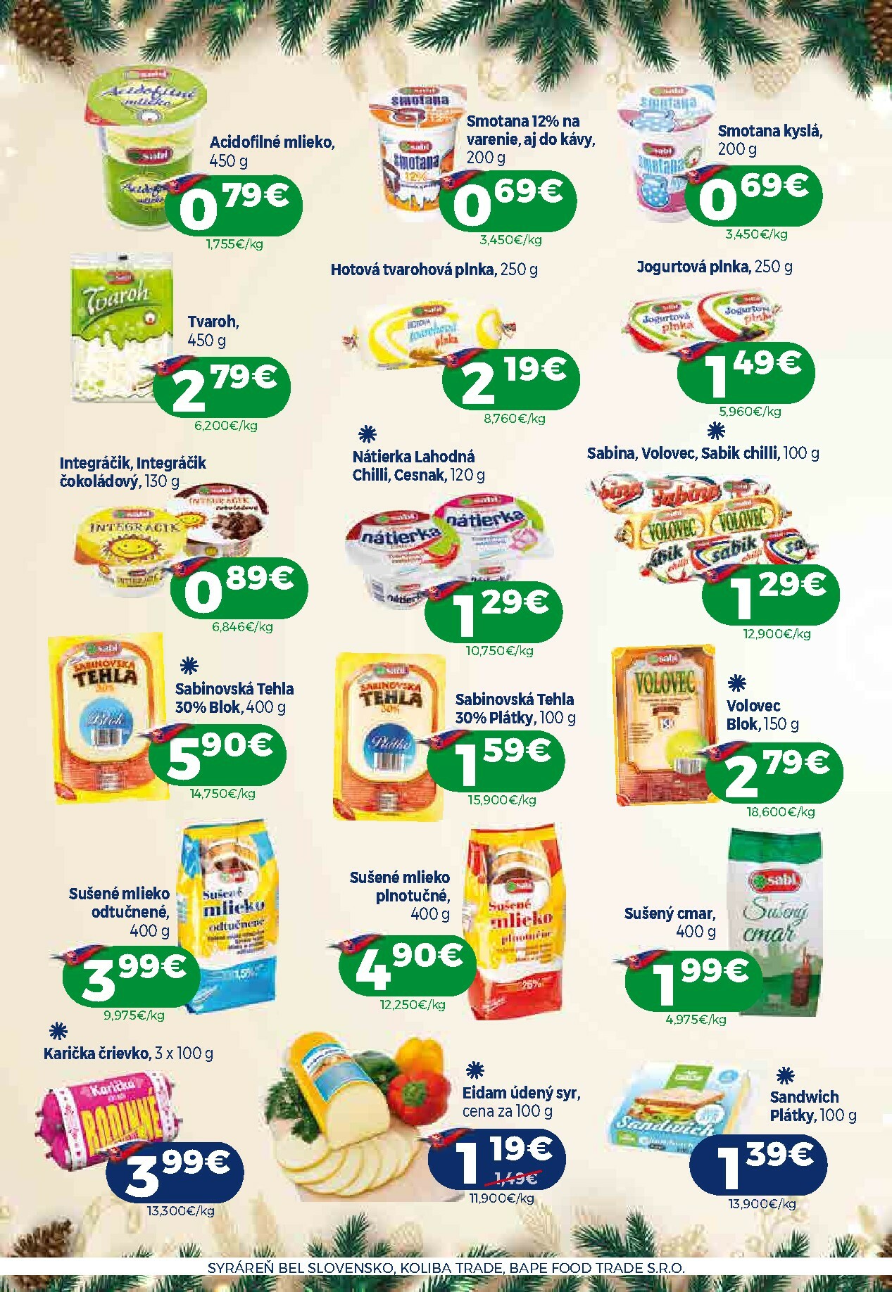 milk-agro - Leták Milk Agro platný od 17.12. do 31.12. - page: 4