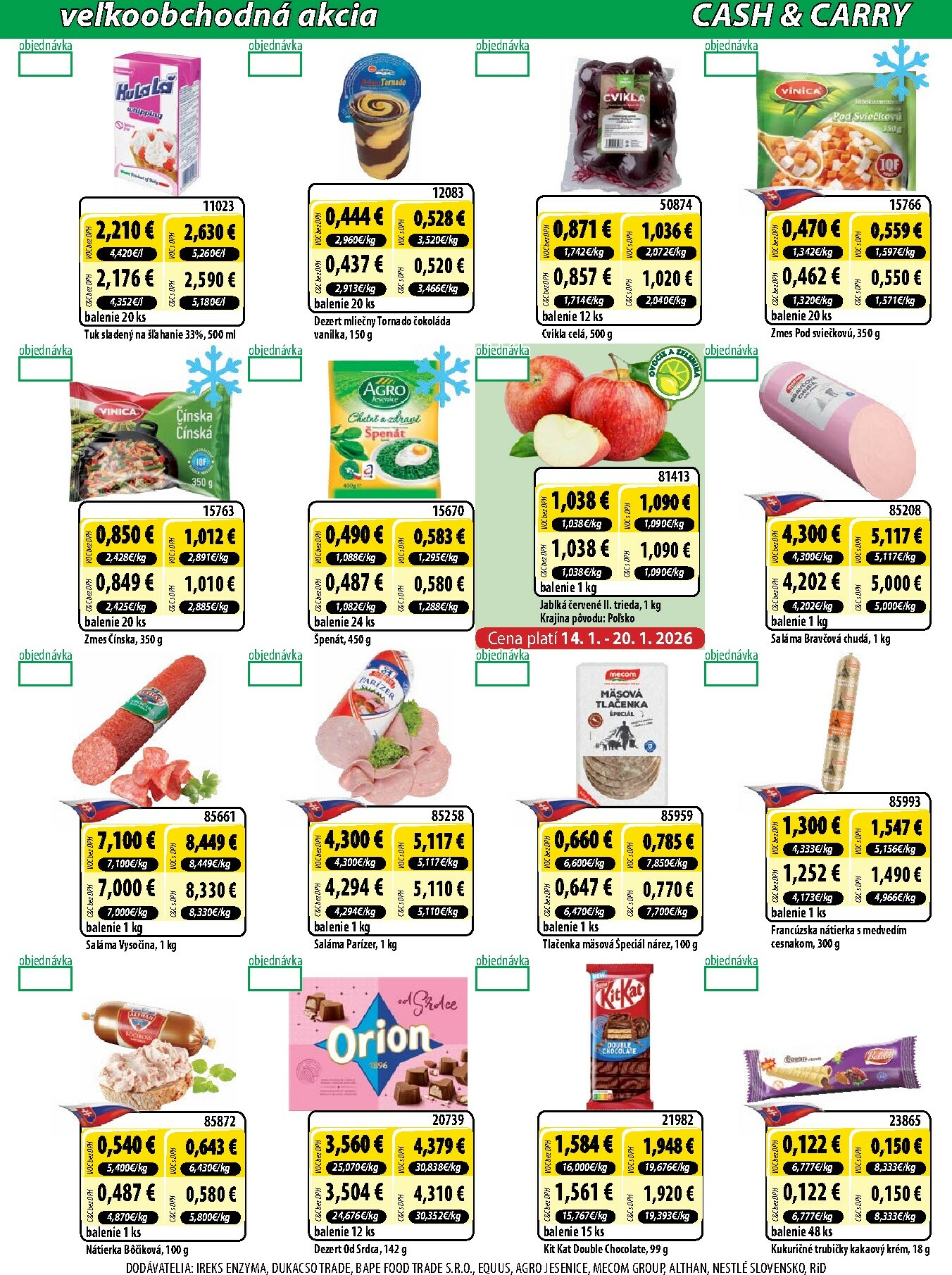 milk-agro - Leták Milk Agro - Cash & Carry platný od 02.01. do 20.01. - page: 3