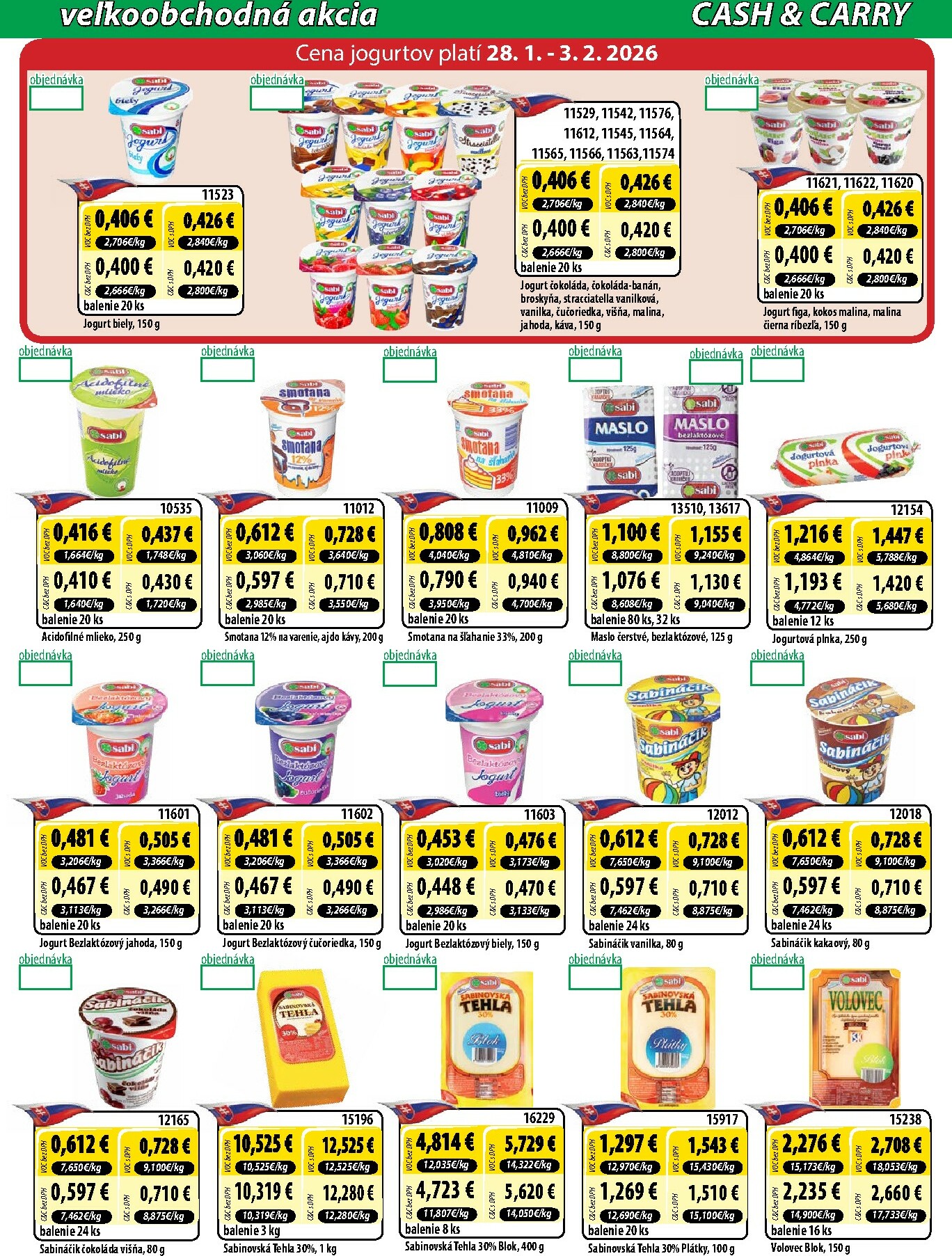 milk-agro - Leták Milk Agro - Cash & Carry platný od 21.01. do 03.02. - page: 2