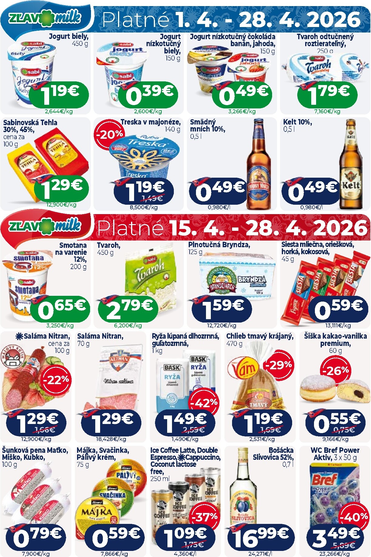 milk-agro - Nový leták Milk Agro platný od stredy, 15.04.2026 do utorka, 28.04.2026 - page: 16