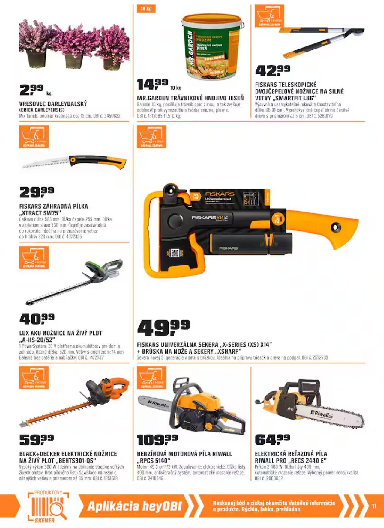 obi - OBI bobria sila v akcii 01.10.2024 - 31.10.2024 - page: 11