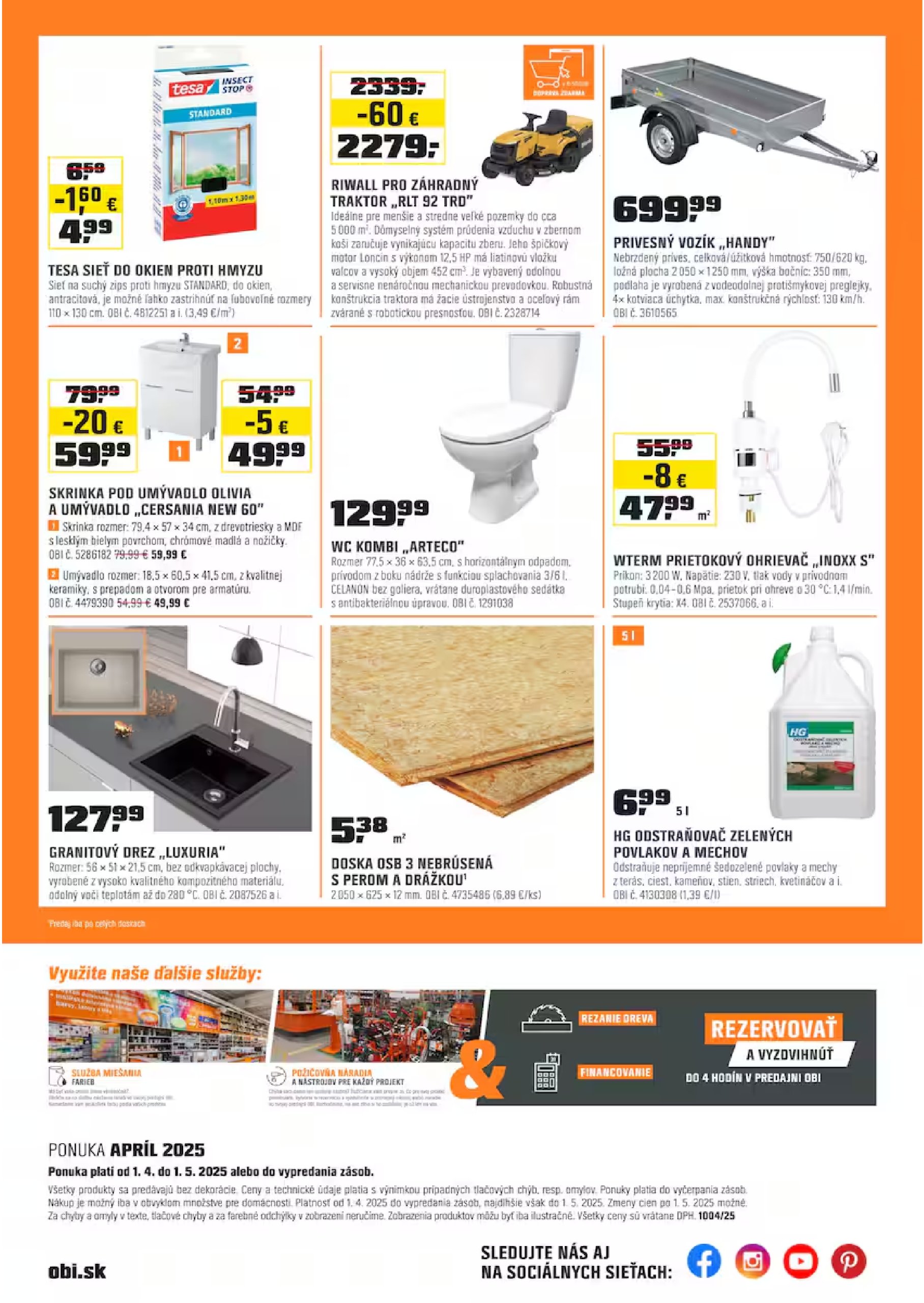 obi - OBI leták platný od 01.04. - 01.05. - page: 16