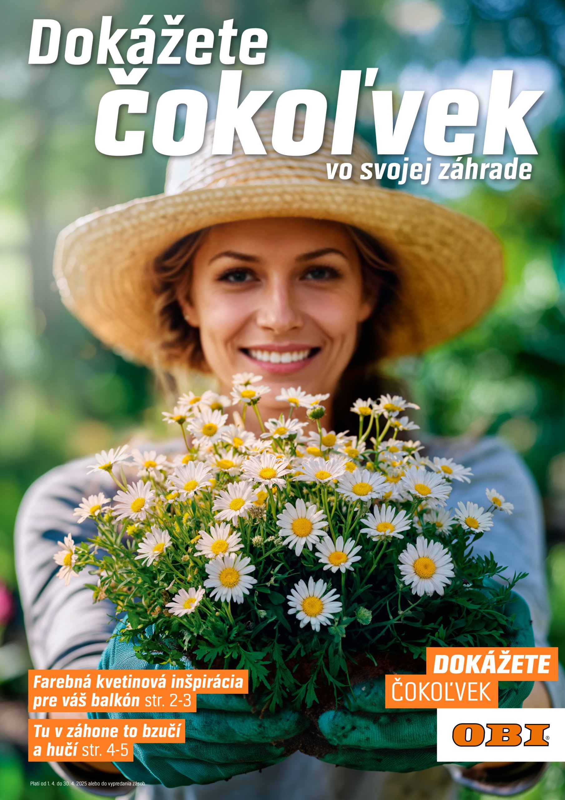 obi - OBI - Zahrada leták platný od 01.04. - 30.04.