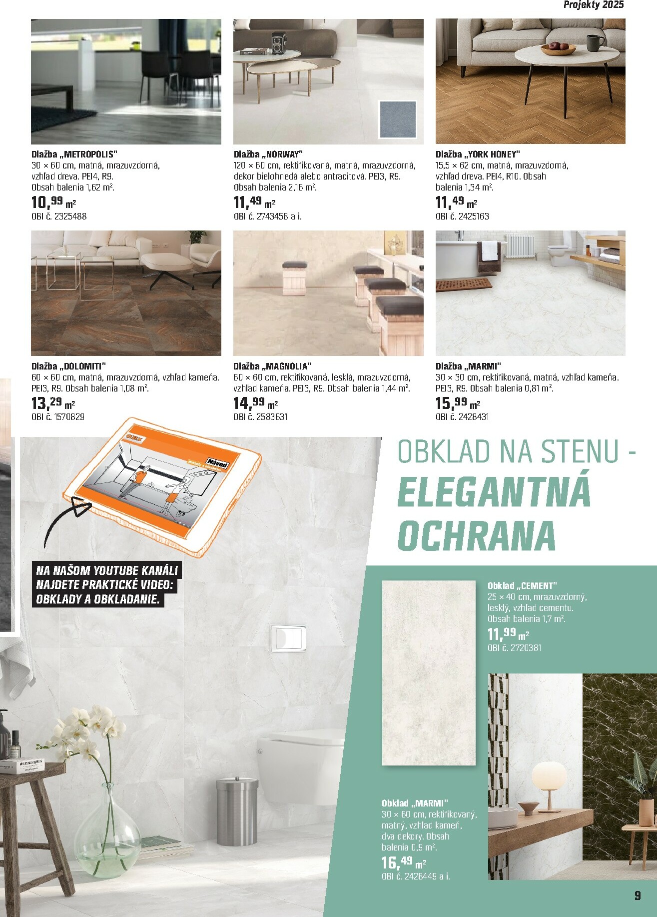 obi - Leták OBI - Vítajte doma platný od 15.09. do 15.11. - page: 9