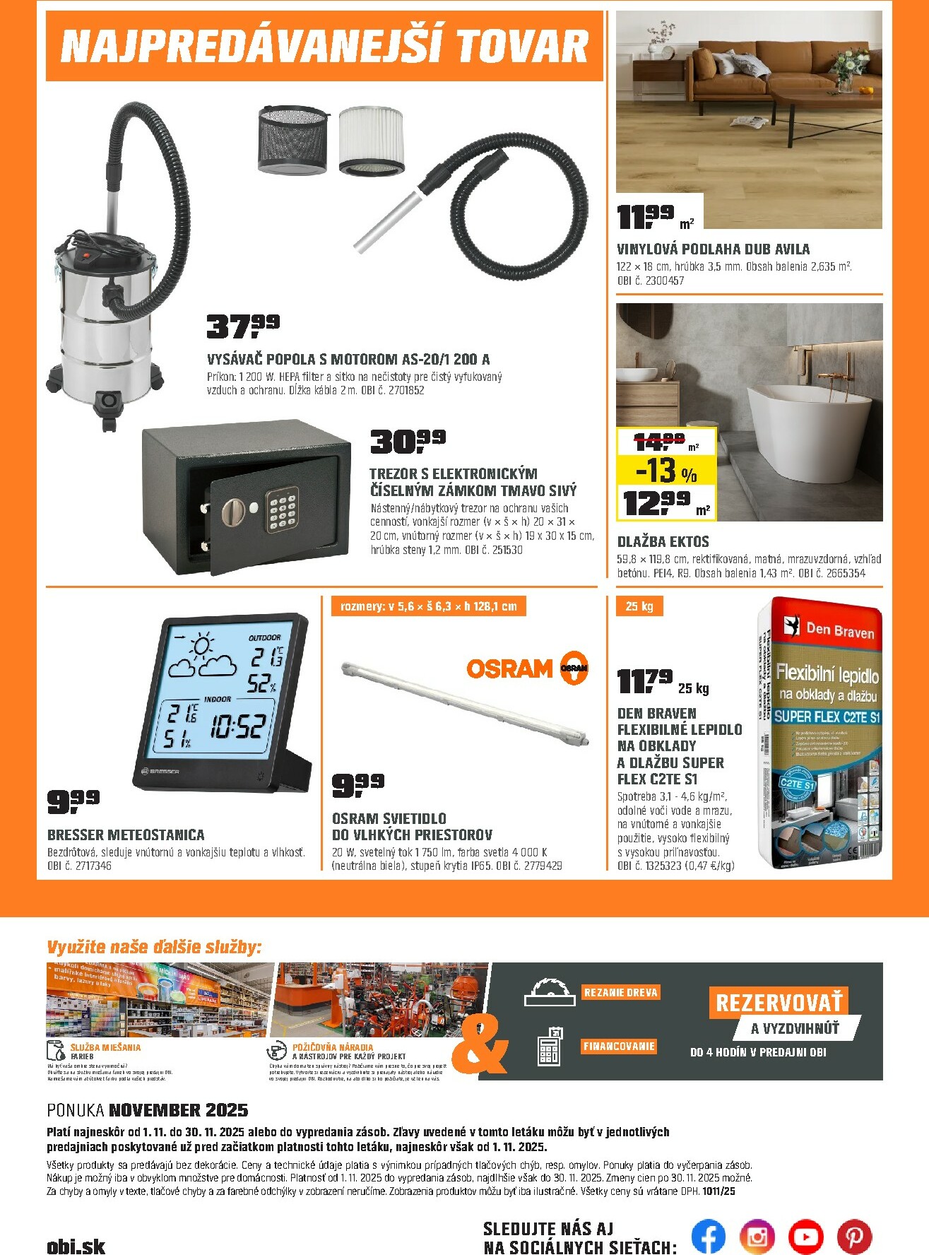 obi - Leták OBI platný od 01.11. do 30.11. - page: 21