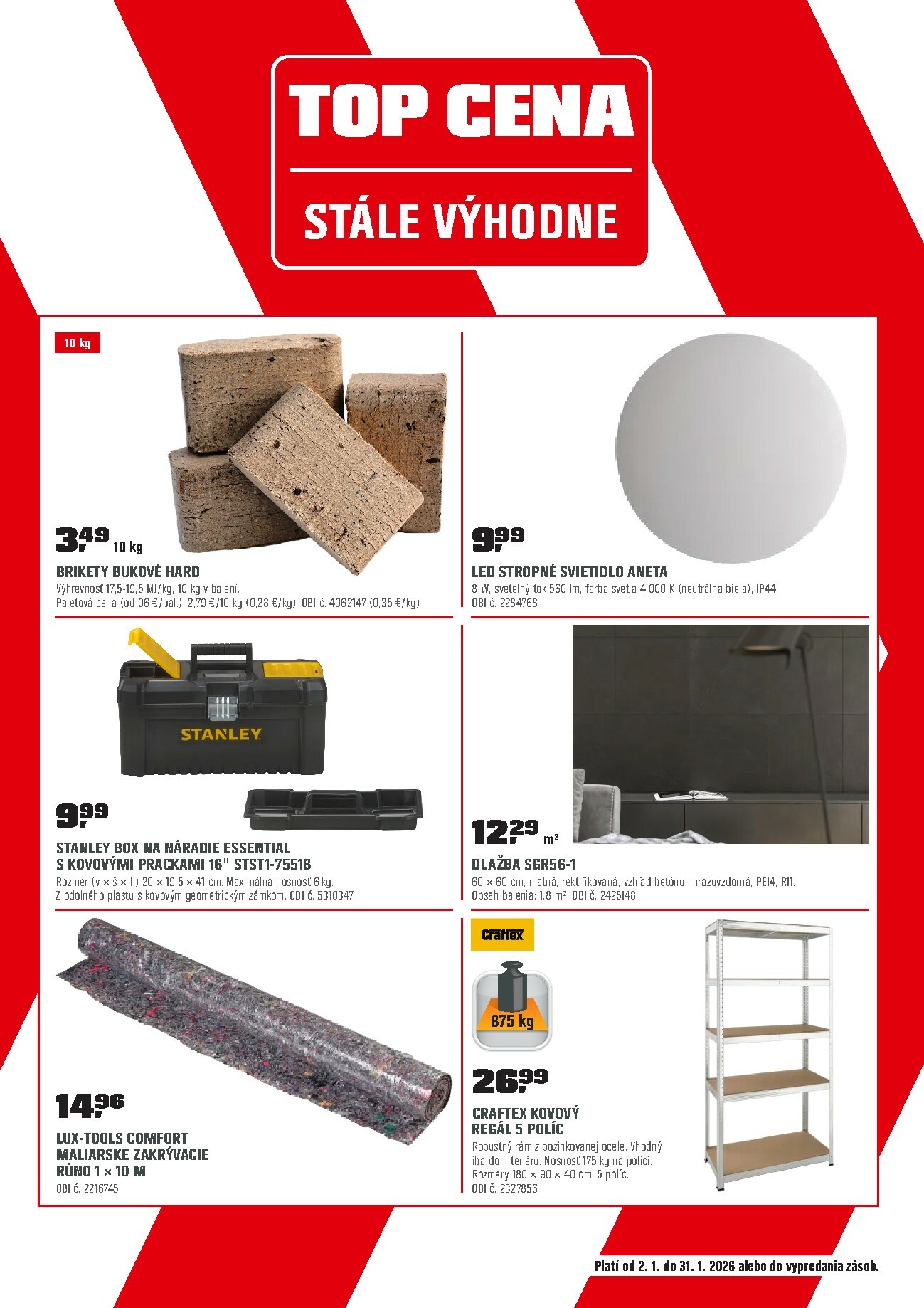 obi - Leták OBI platný od 02.01. do 31.01. - page: 17