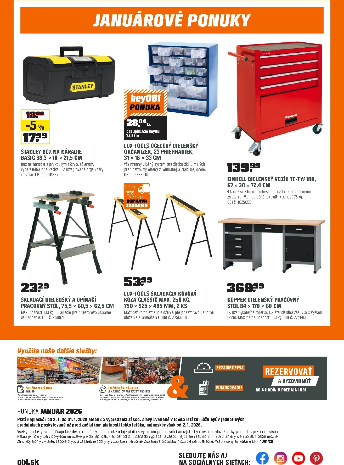 obi - Leták OBI platný od 02.01. do 31.01. - page: 18