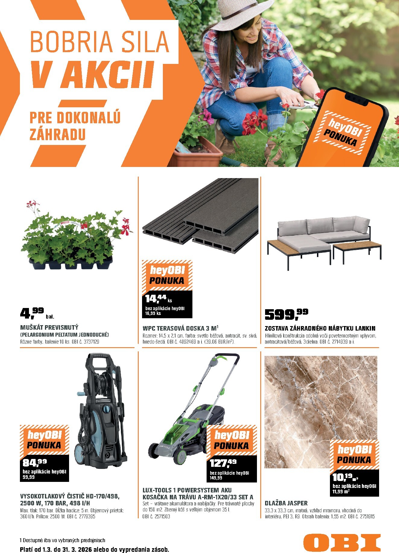 obi - Leták OBI platný od 01.03.2026 do 31.03.2026 - page: 1