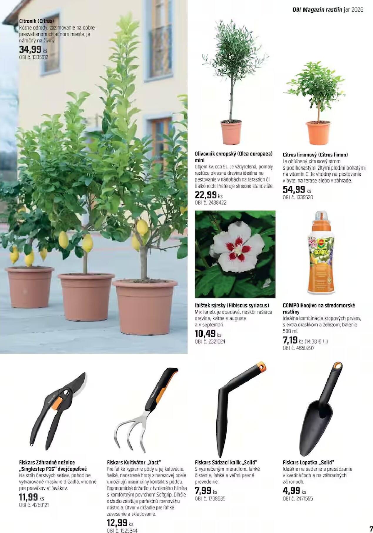 obi - Aktuálny leták OBI - Záhrada od stredy, 15.04.2026 do štvrtka, 14.05.2026 - page: 7