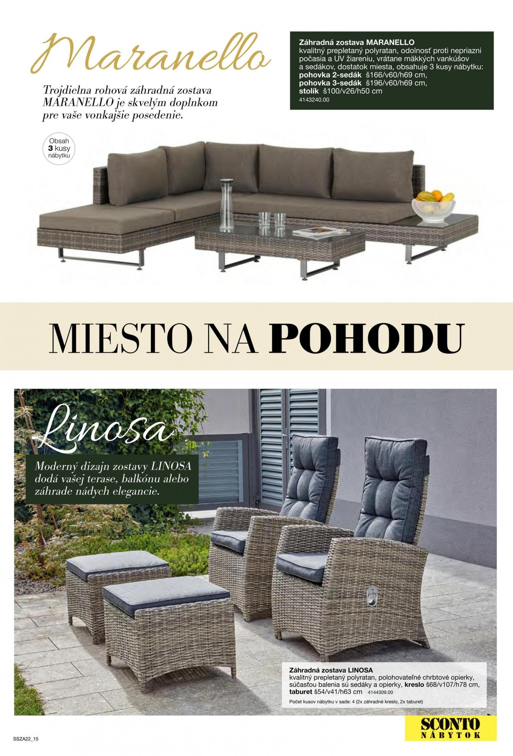 sconto-nabytok - Sconto - Záhradný špeciál - page: 15