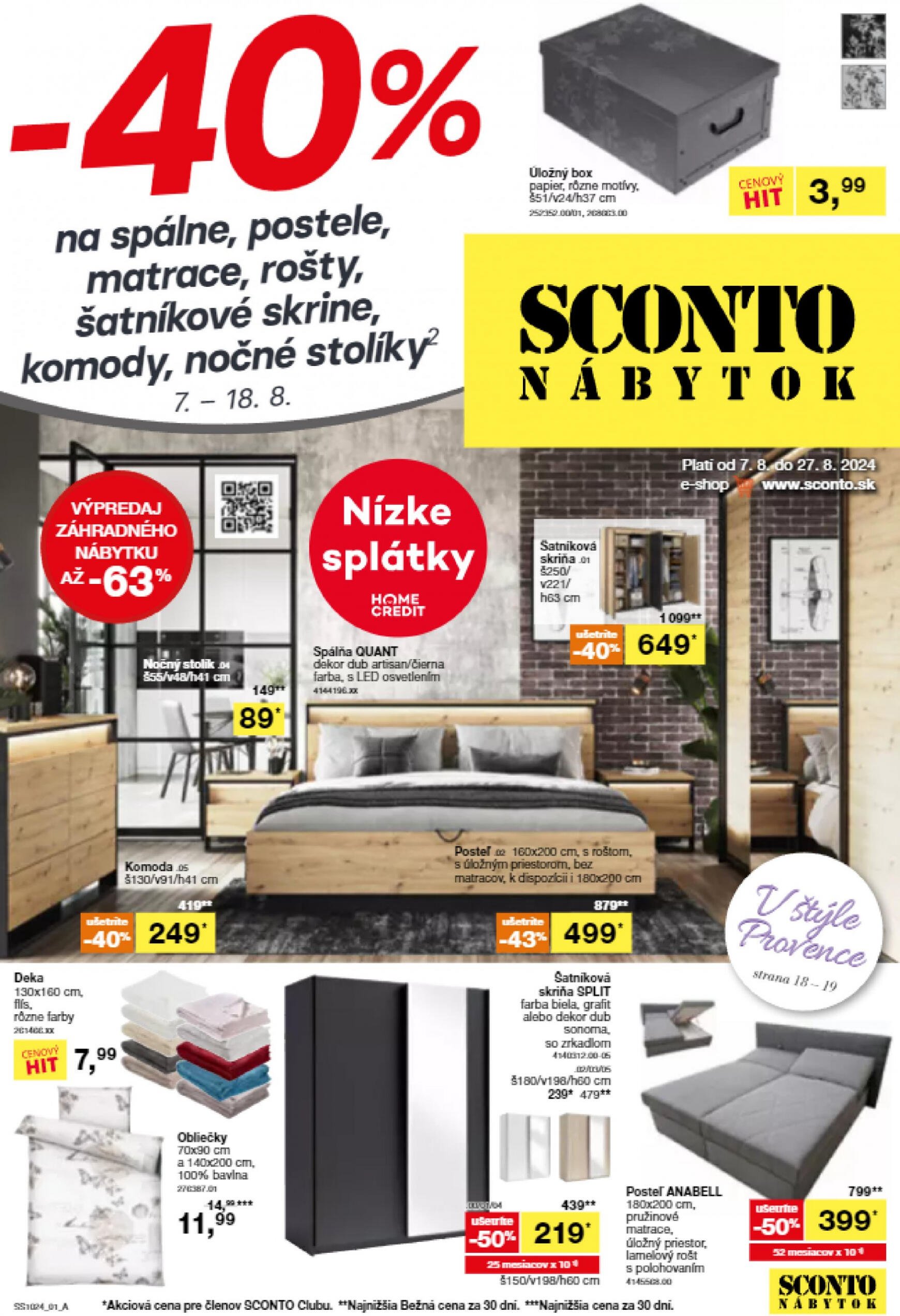 sconto-nabytok - SCONTO nábytok leták platný od 07.08. - 27.08.