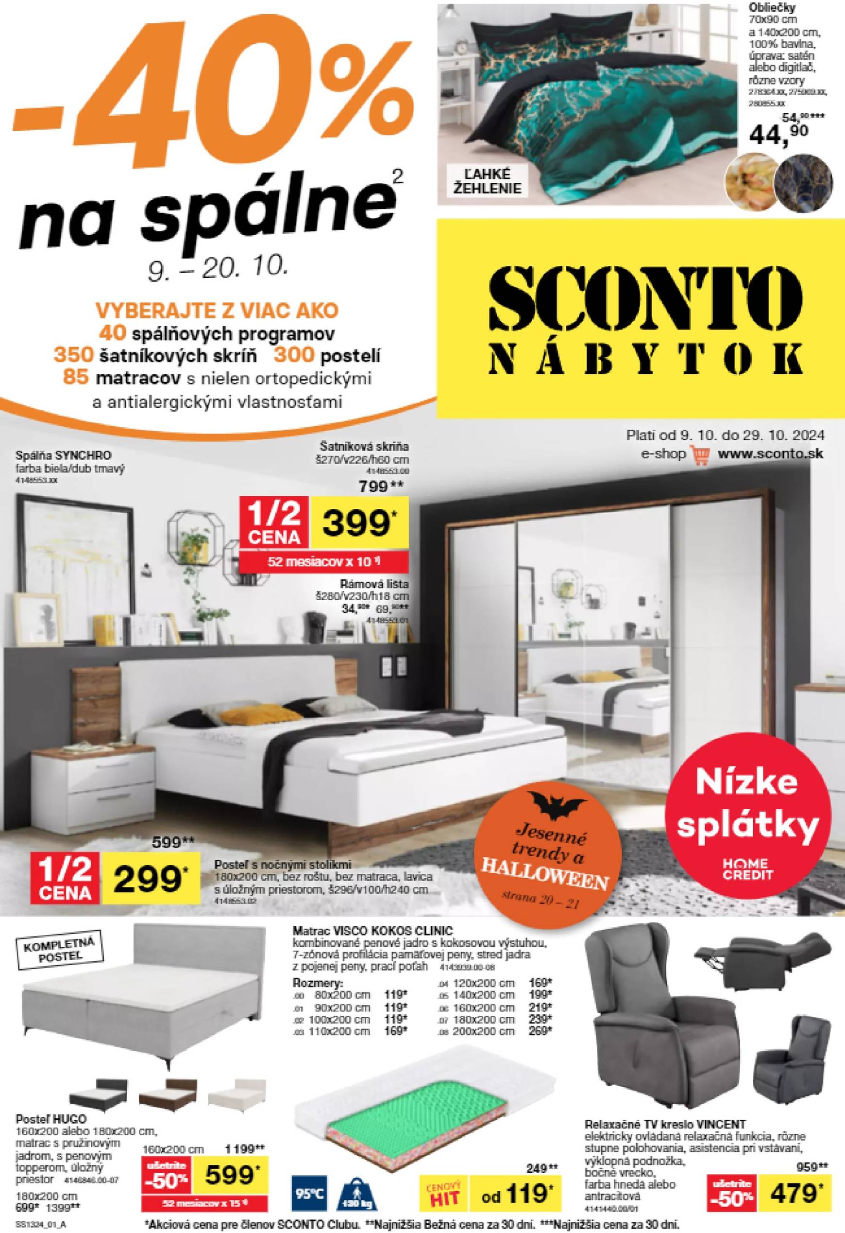 sconto-nabytok - SCONTO nábytok leták platný od 09.10. - 29.10.