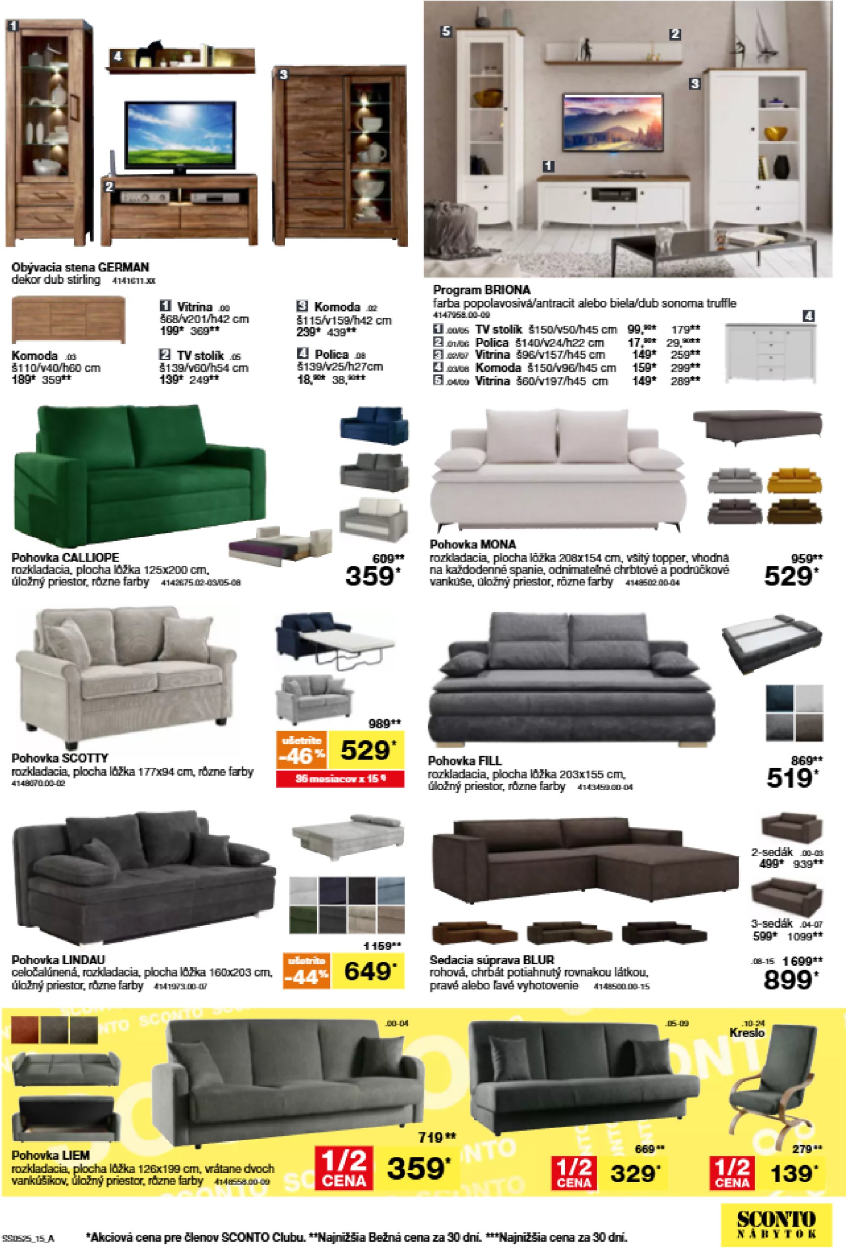 sconto-nabytok - SCONTO nábytok leták platný od 09.04. - 29.04. - page: 15