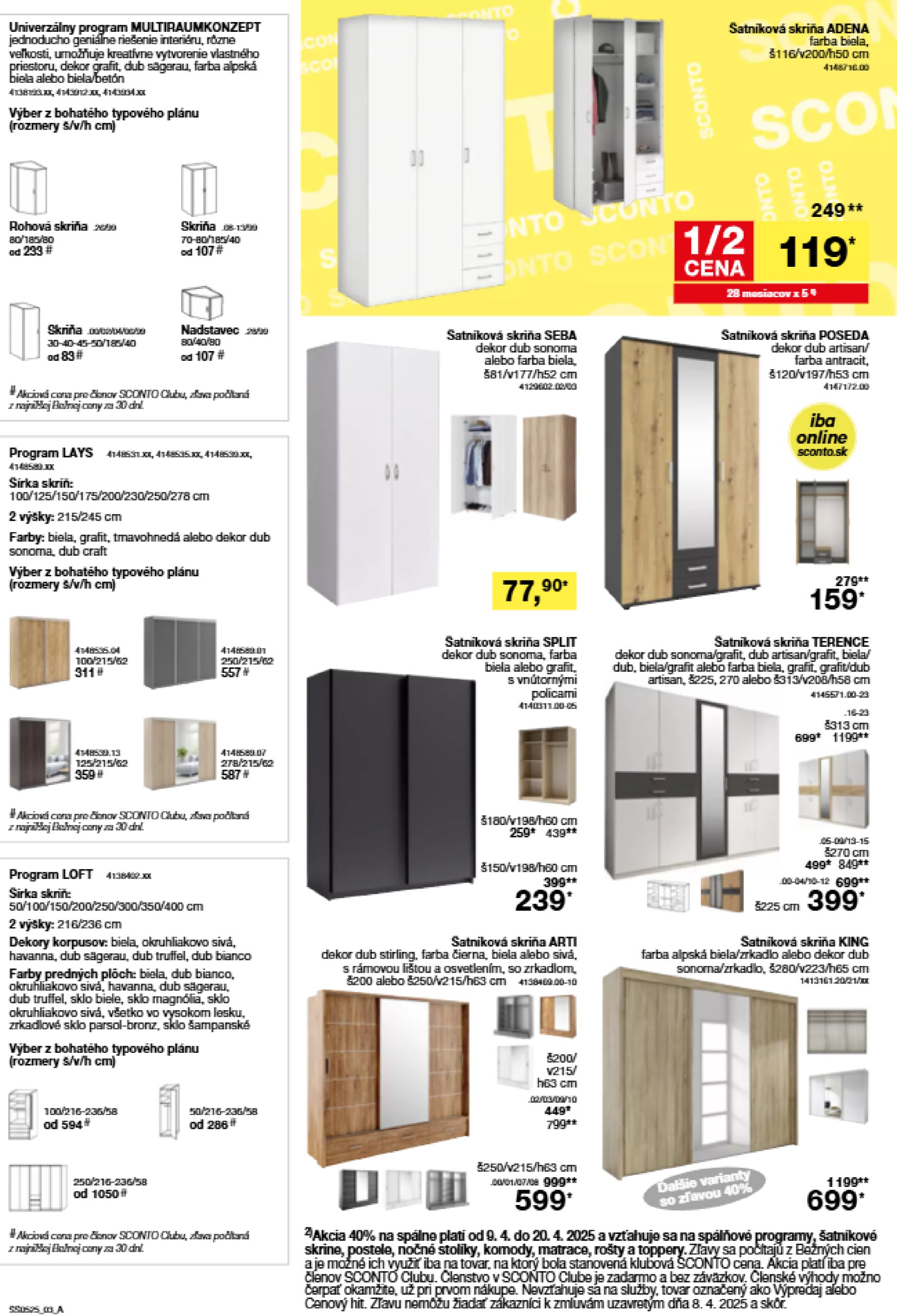 sconto-nabytok - SCONTO nábytok leták platný od 09.04. - 29.04. - page: 3
