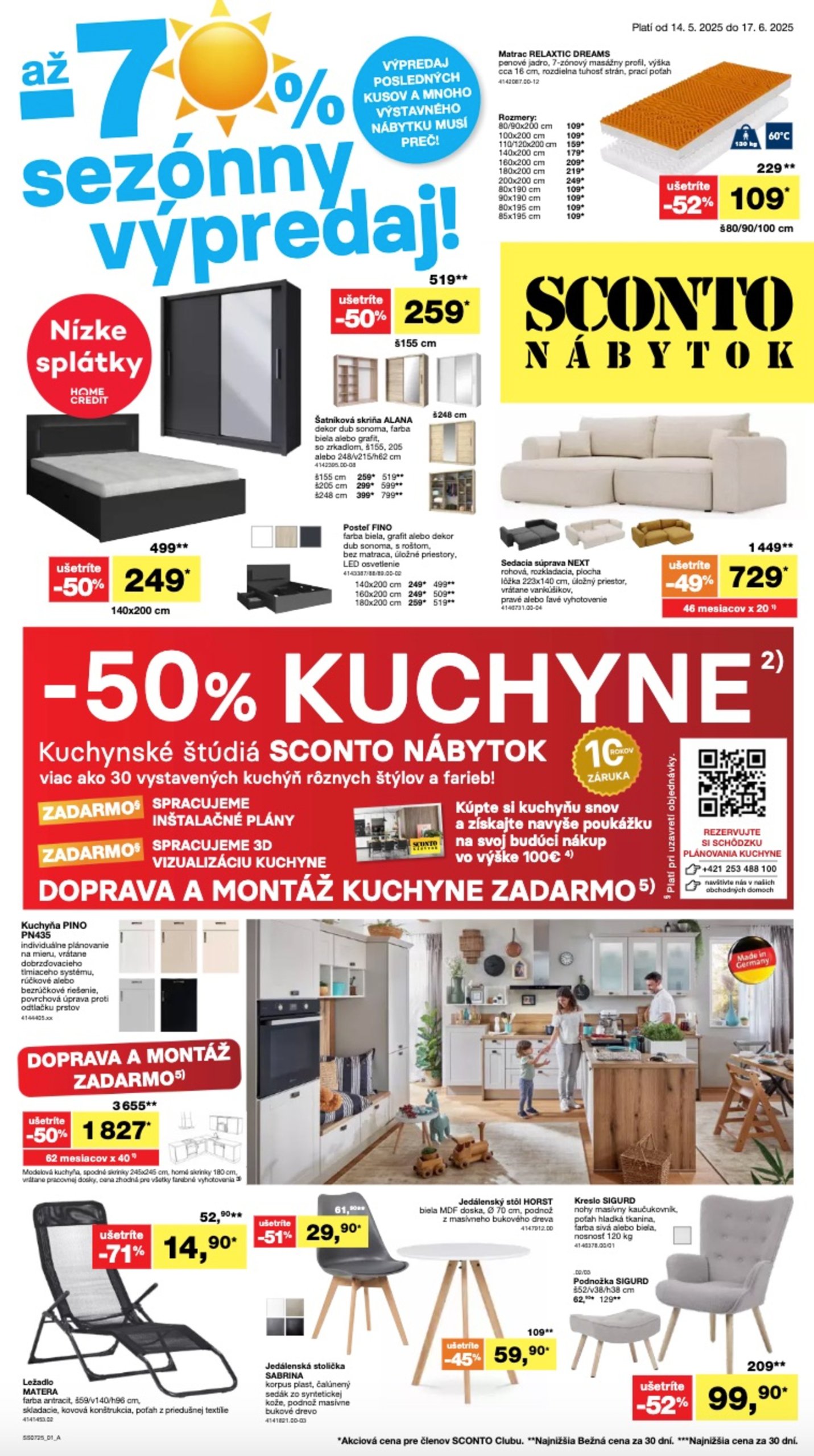 sconto-nabytok - SCONTO nábytok leták platný od 14.05. - 17.06. - page: 1