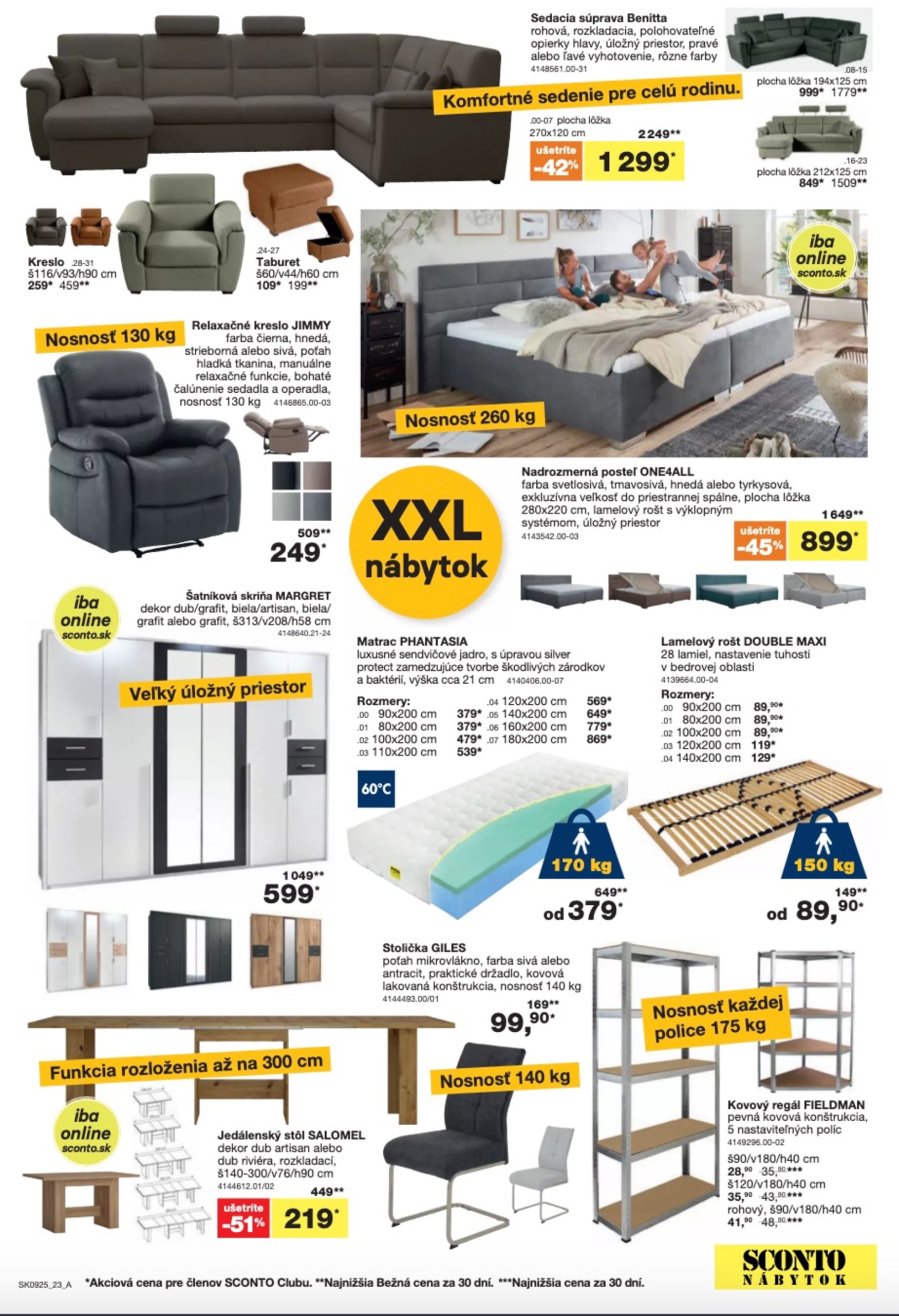 sconto-nabytok - Leták SCONTO nábytok platný od 16.07. do 05.08. - page: 19