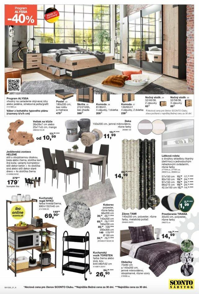 sconto-nabytok - Leták SCONTO nábytok platný od 06.08. do 26.08. - page: 21