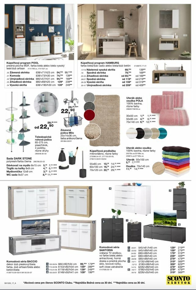 sconto-nabytok - Leták SCONTO nábytok platný od 06.08. do 26.08. - page: 17