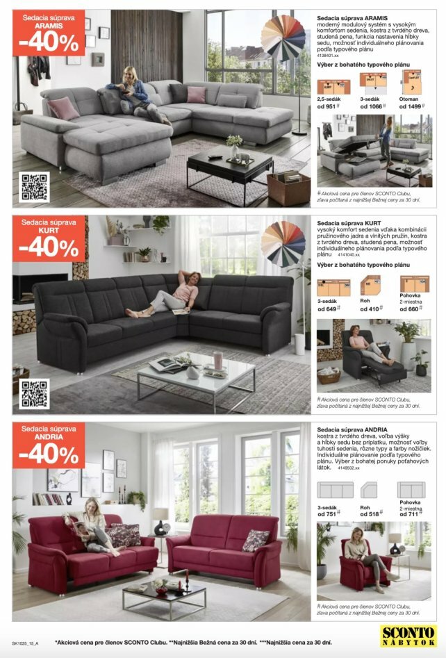 sconto-nabytok - Leták SCONTO nábytok platný od 06.08. do 26.08. - page: 15