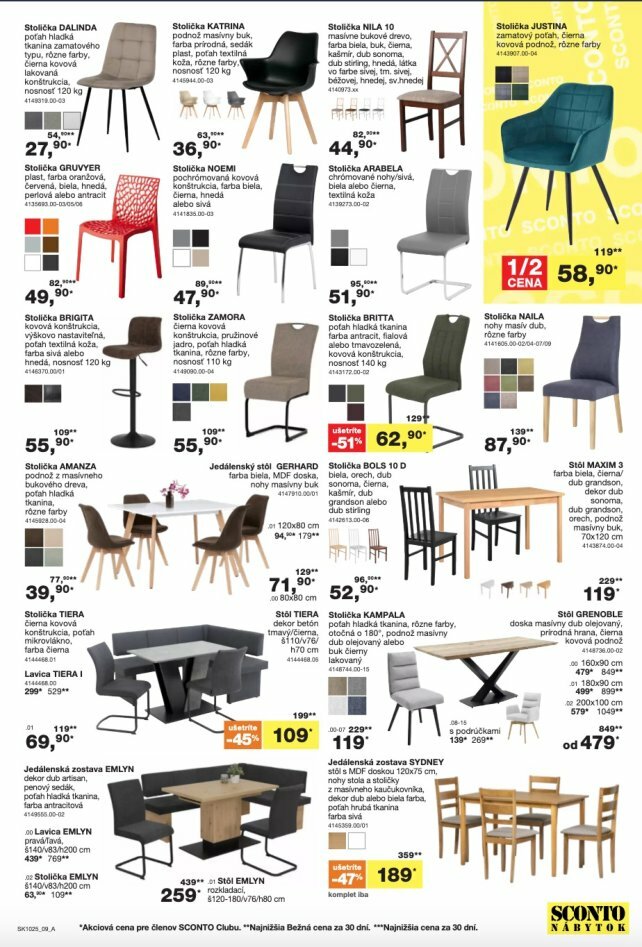 sconto-nabytok - Leták SCONTO nábytok platný od 06.08. do 26.08. - page: 9