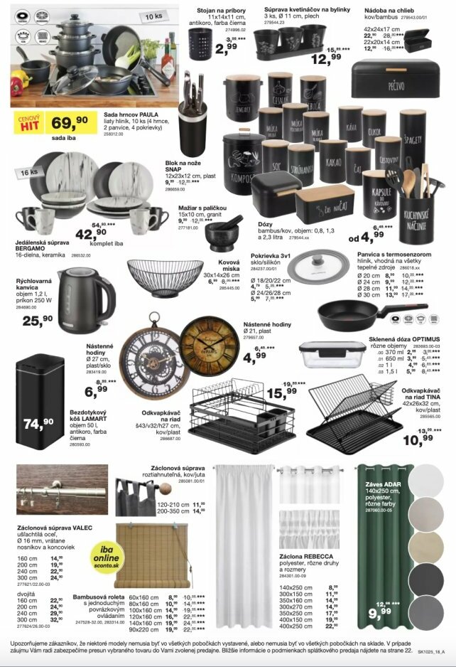 sconto-nabytok - Leták SCONTO nábytok platný od 06.08. do 26.08. - page: 18