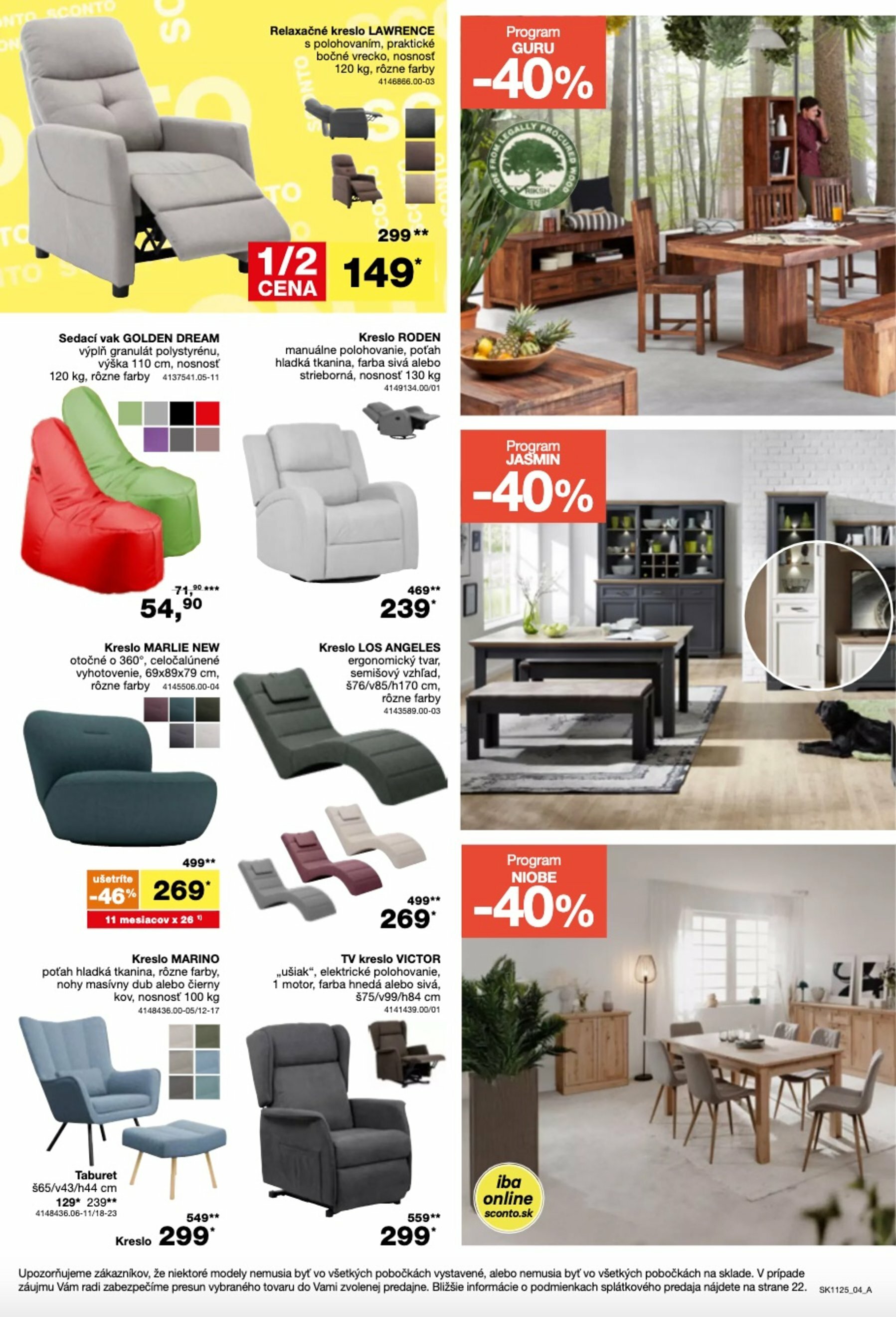 sconto-nabytok - Leták SCONTO nábytok platný od 27.08. do 23.09. - page: 4