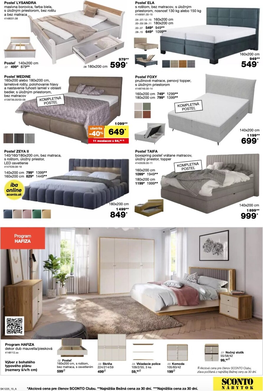 sconto-nabytok - Leták SCONTO nábytok platný od 24.09. do 14.10. - page: 15