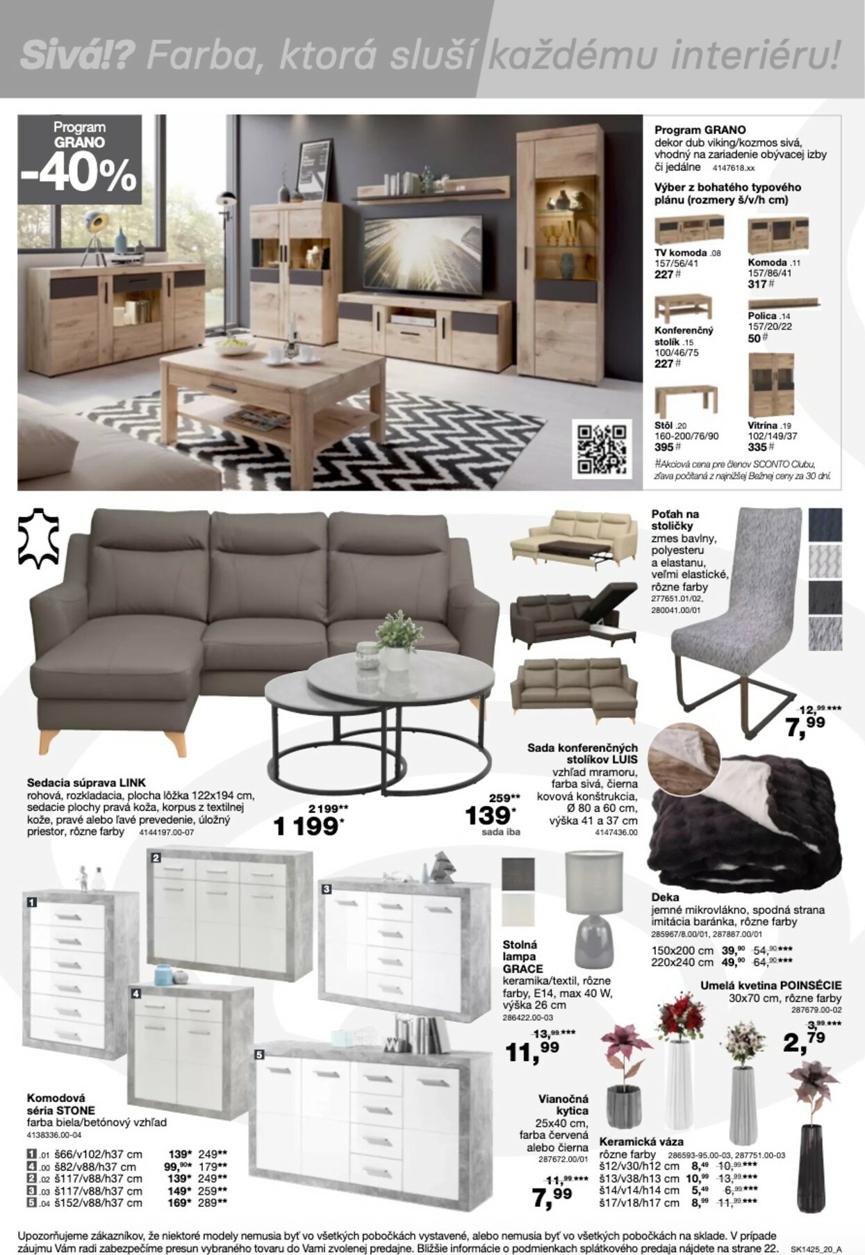 sconto-nabytok - Leták SCONTO nábytok platný od 05.11. do 25.11. - page: 20