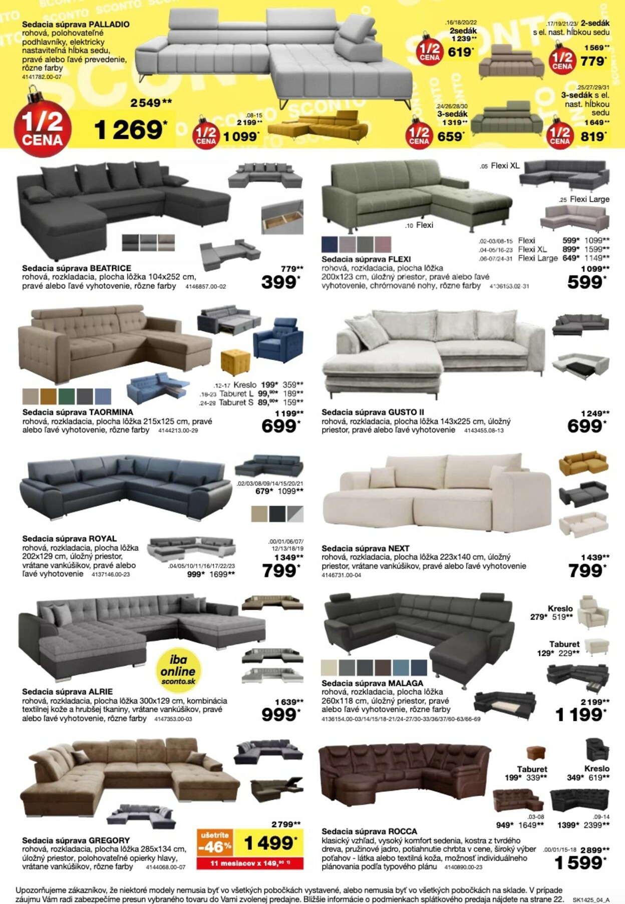 sconto-nabytok - Leták SCONTO nábytok platný od 05.11. do 25.11. - page: 4