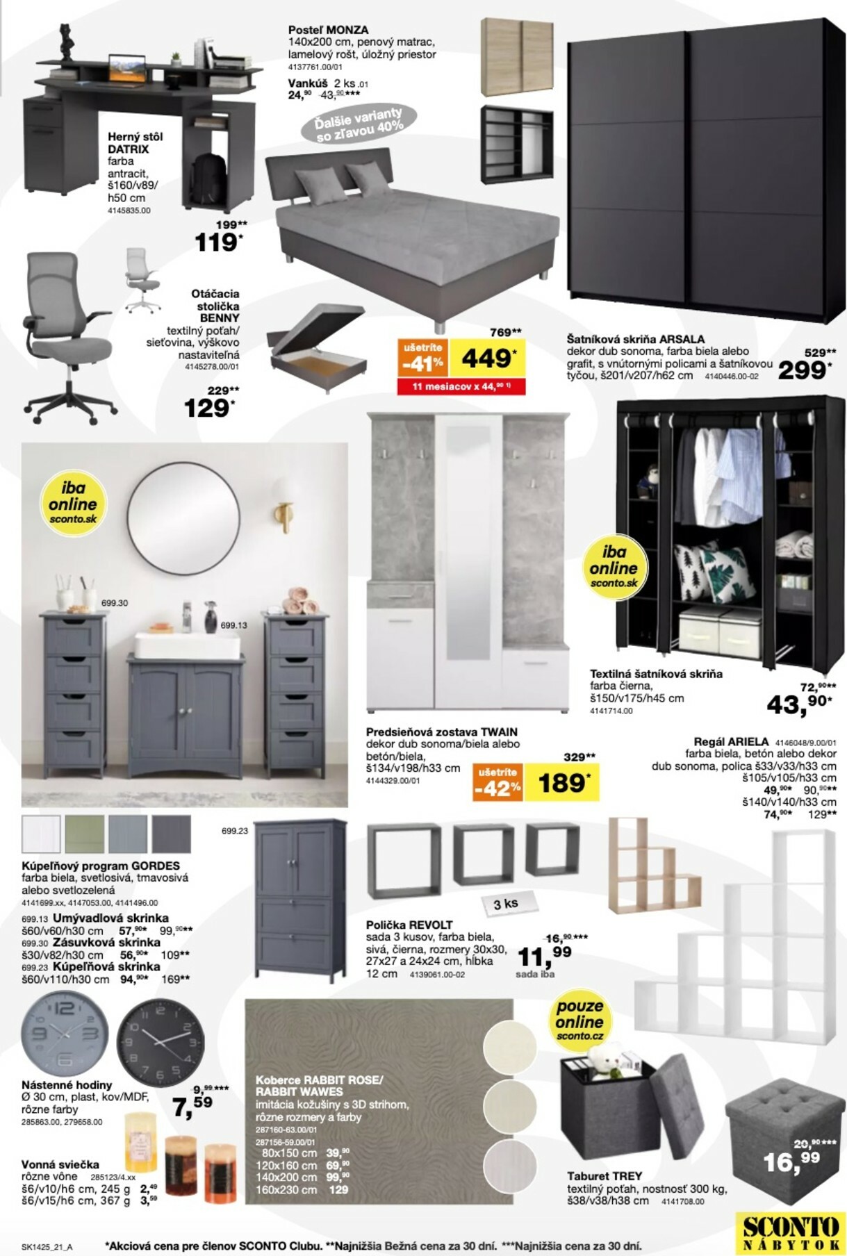 sconto-nabytok - Leták SCONTO nábytok platný od 05.11. do 25.11. - page: 21
