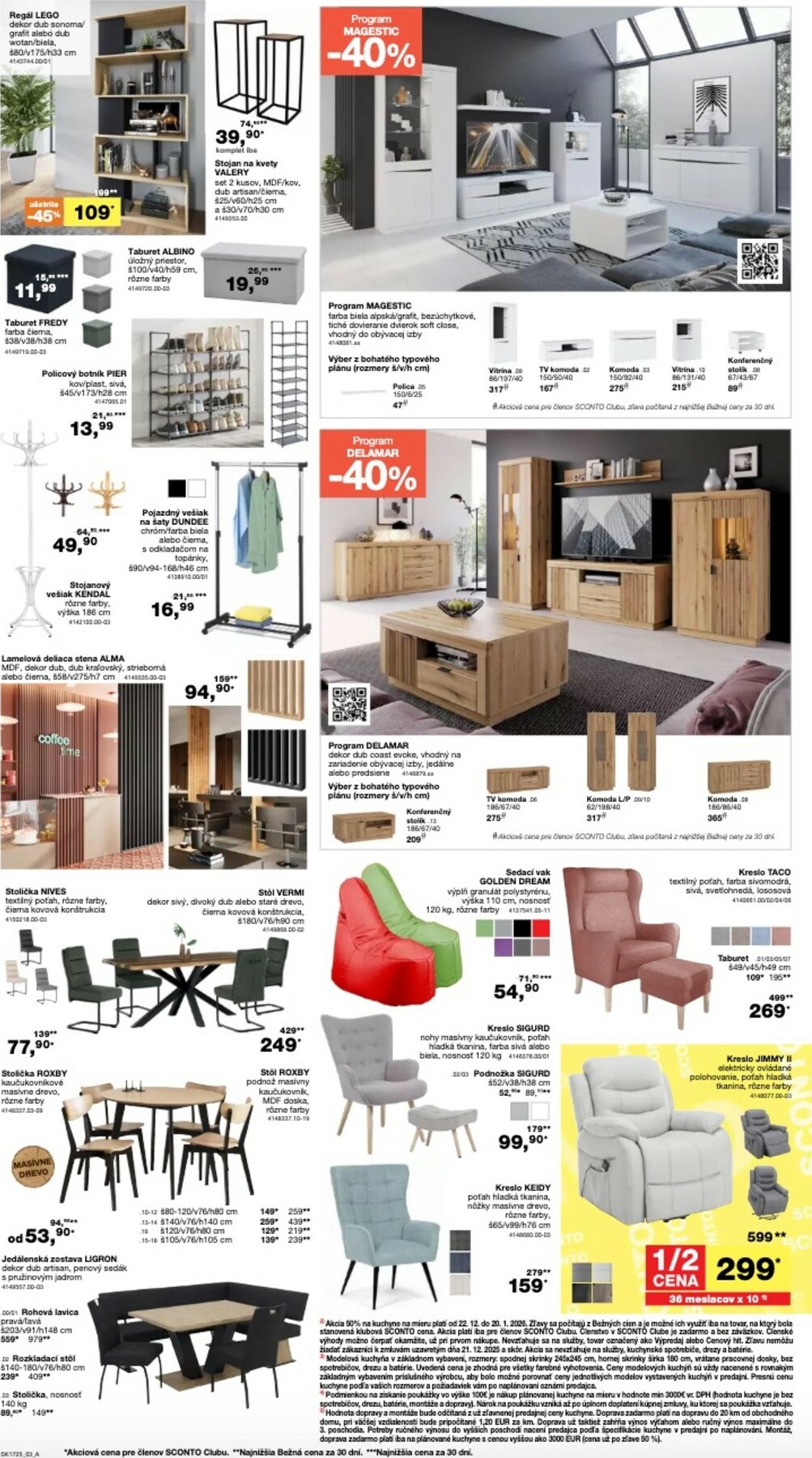 sconto-nabytok - Leták SCONTO nábytok platný od 22.12. do 20.01. - page: 3