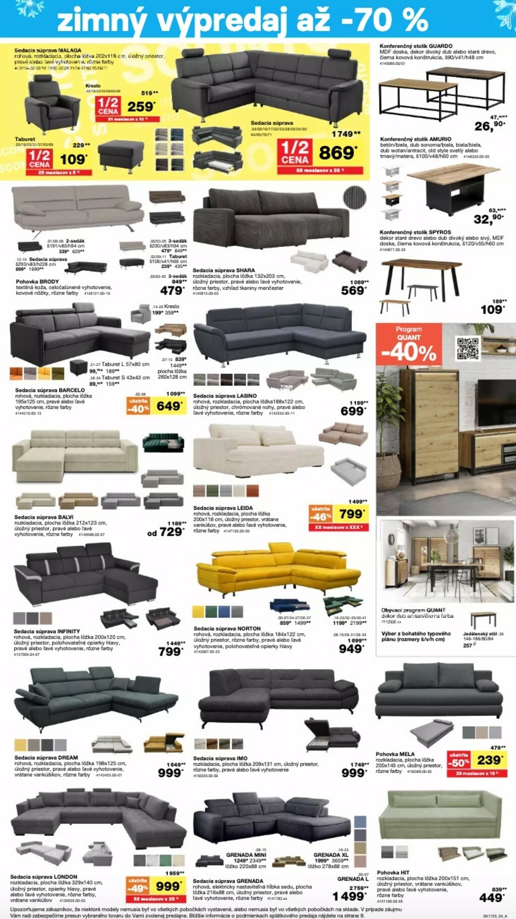 sconto-nabytok - Leták SCONTO nábytok platný od 22.12. do 20.01. - page: 4