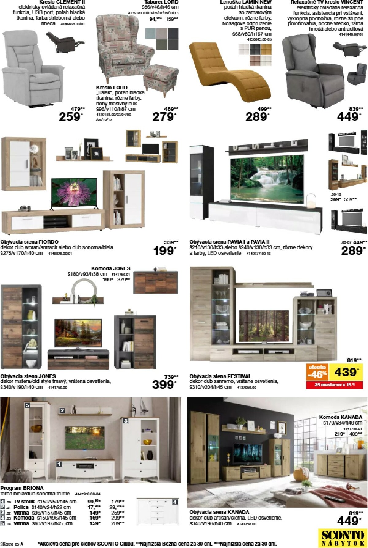sconto-nabytok - Leták SCONTO nábytok platný od 21.01. do 10.02. - page: 5