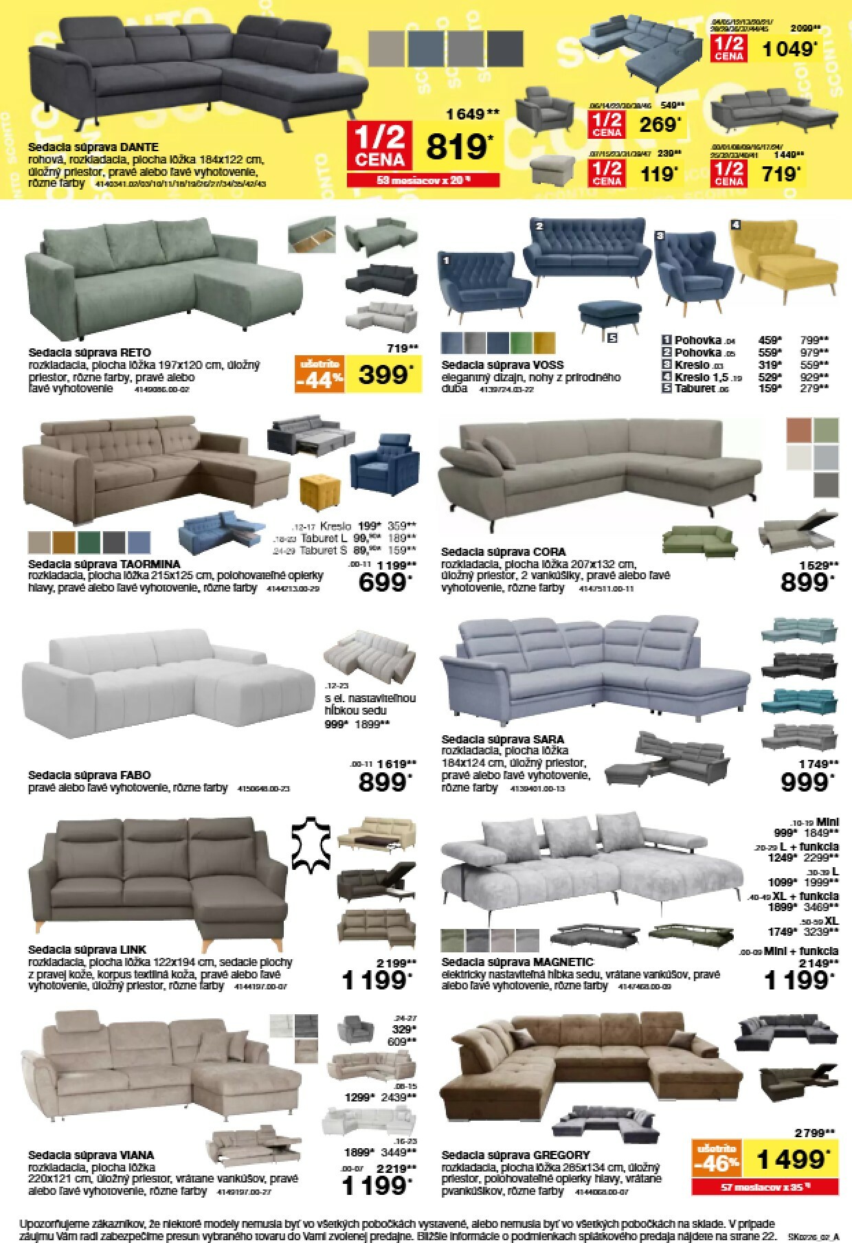 sconto-nabytok - Leták SCONTO nábytok platný od 21.01. do 10.02. - page: 2