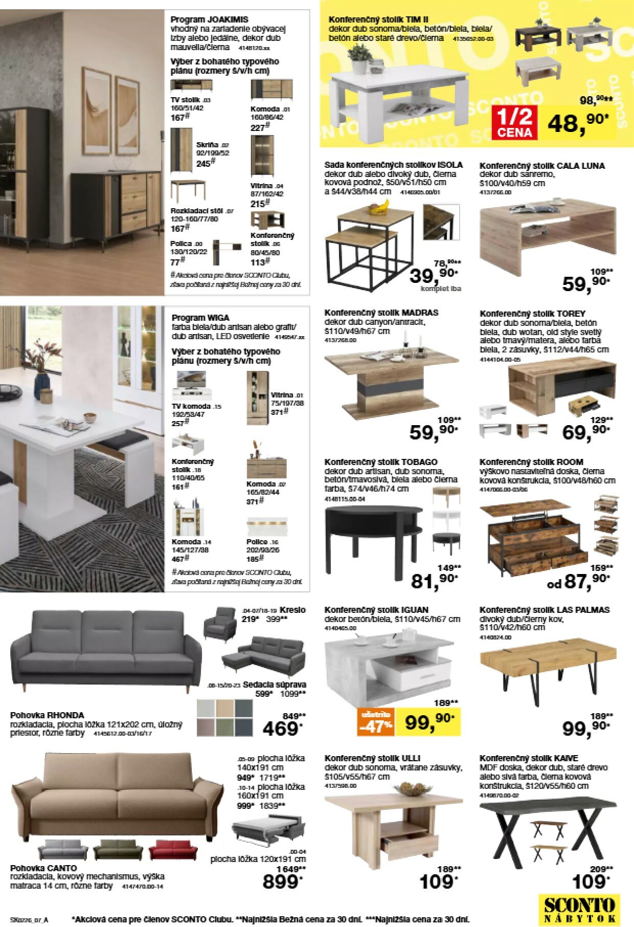 sconto-nabytok - Leták SCONTO nábytok platný od 21.01. do 10.02. - page: 7