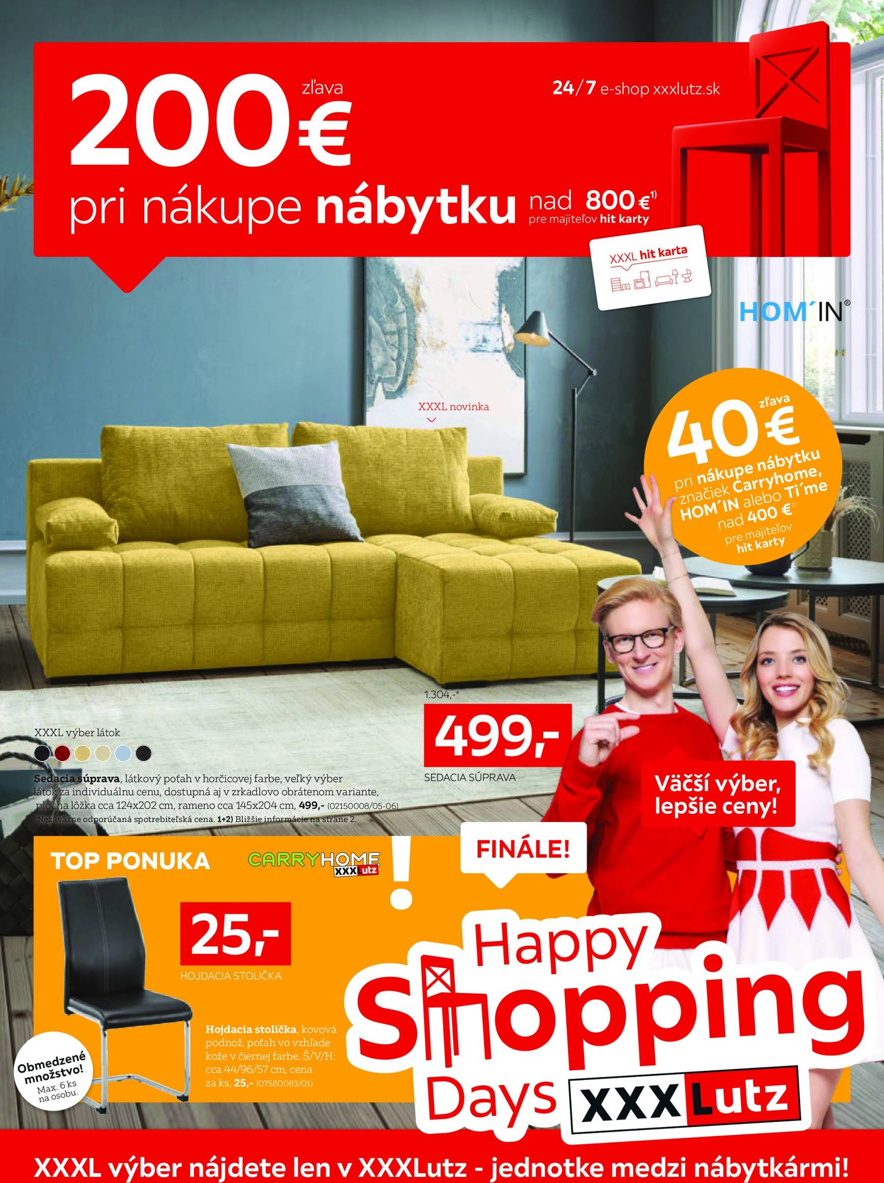 xxxlutz - XXXLutz - Happy Shopping Days leták platný od 28.10. - 10.11.