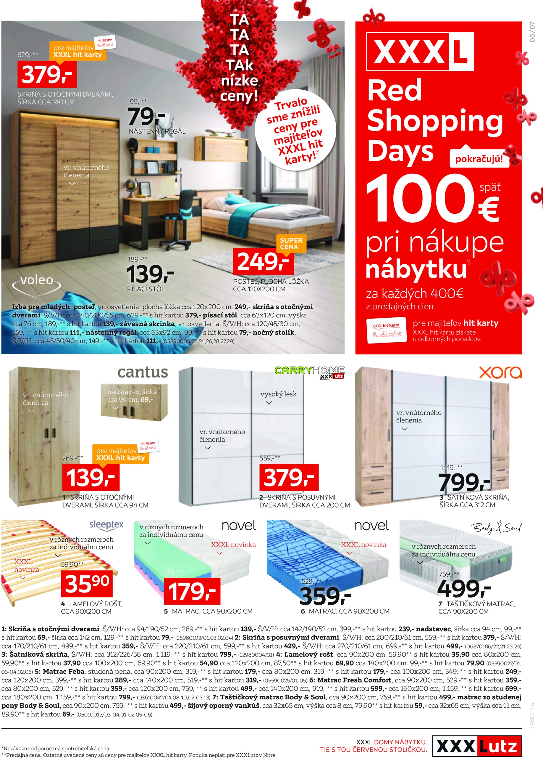 xxxlutz - XXXLutz - Red Shopping Days v XXXLutz! leták platný od 05.05. - 18.05. - page: 7