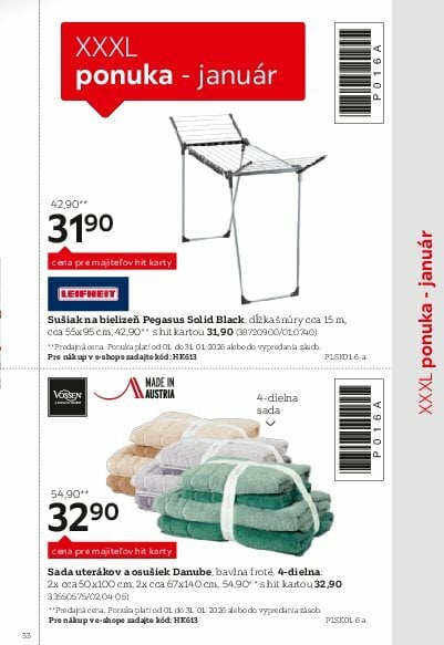 xxxlutz - Leták XXXLutz - Byť verným zákazníkom sa naozaj oplatí platný od 01.08. do 31.01. - page: 33