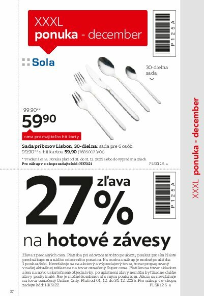 xxxlutz - Leták XXXLutz - Byť verným zákazníkom sa naozaj oplatí platný od 01.08. do 31.01. - page: 27
