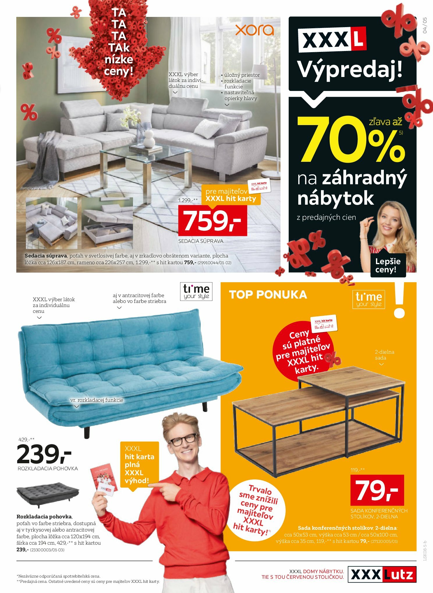 xxxlutz - Leták XXXLutz - Zľava 30 % takmer na všetko! platný od 18.08. do 31.08. - page: 5