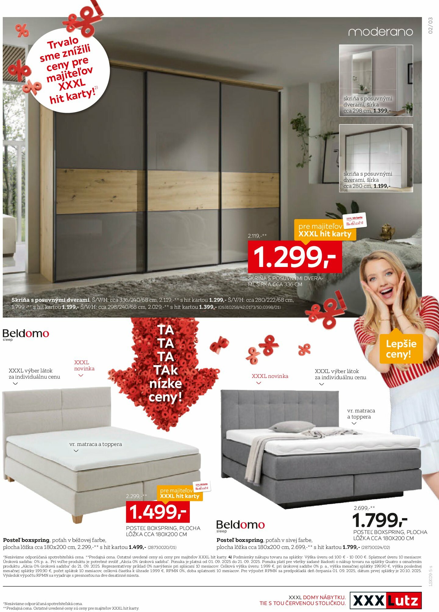 xxxlutz - Leták XXXLutz - Zľava 30 % na vybrané značky spální platný od 01.09. do 30.09. - page: 3
