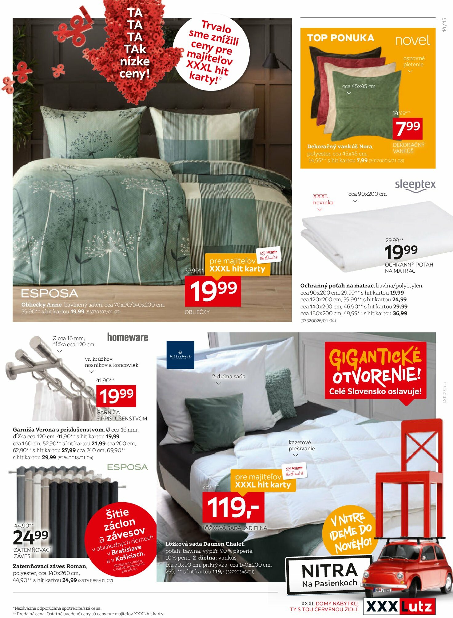 xxxlutz - Leták XXXLutz - Zľava 30% na takmer všetko platný od 01.09. do 14.09. - page: 15