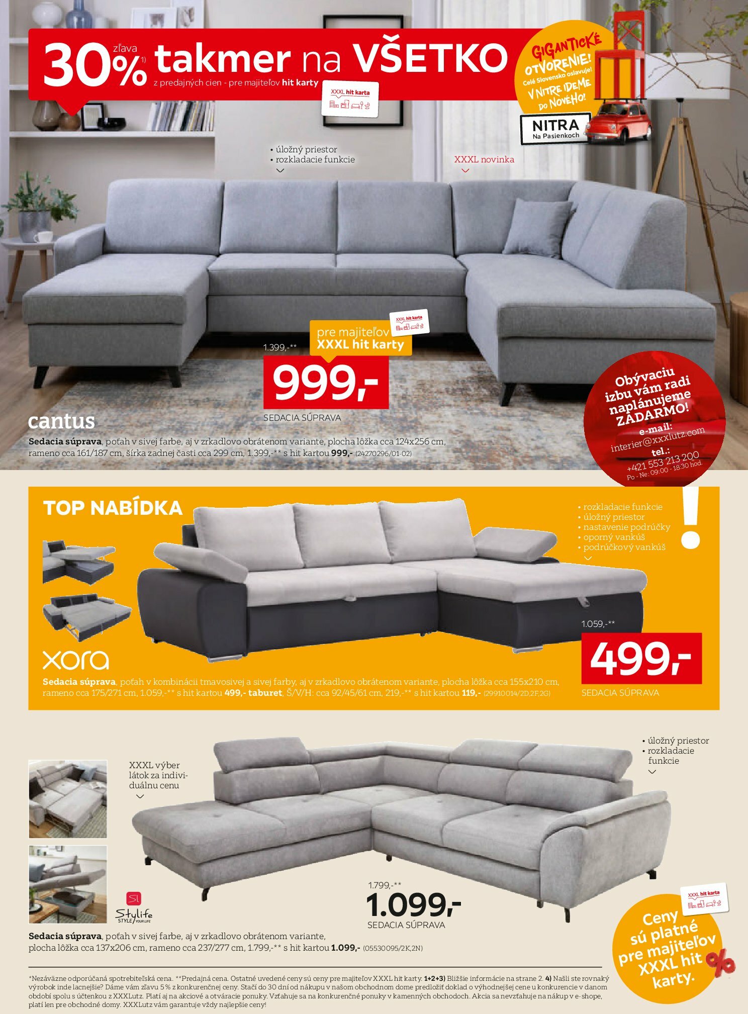 xxxlutz - Leták XXXLutz - Zľava 30% na takmer všetko platný od 01.09. do 14.09. - page: 4